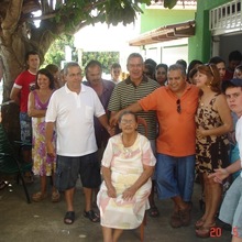 Família reunida em maio de 2007